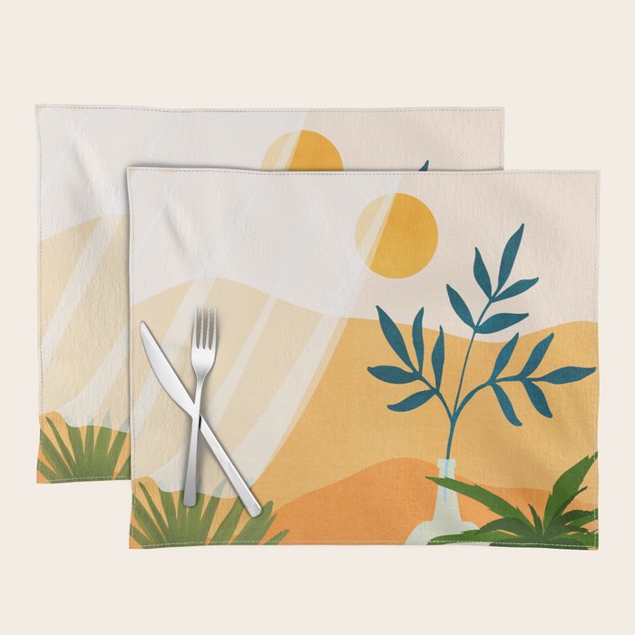 Golden Sunset Terrace Placemat Gallery Image 1
