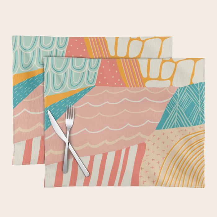 beach quilt Placemat Gallery Image 1