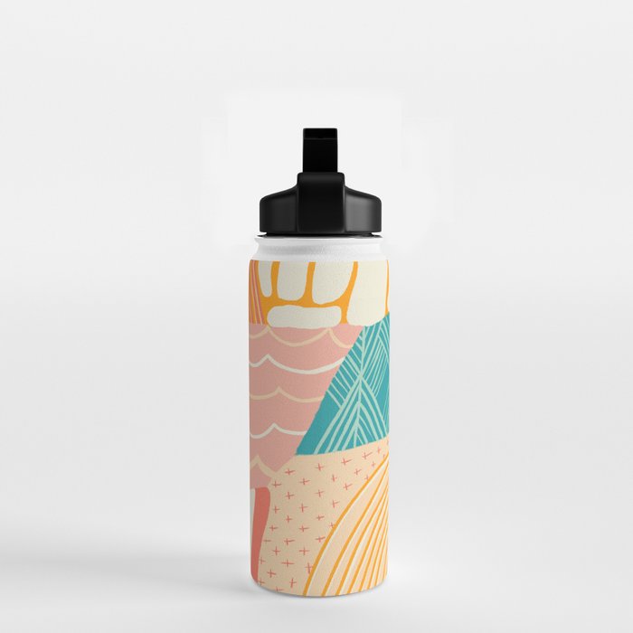 beach quilt Water Bottle Gallery Image 2