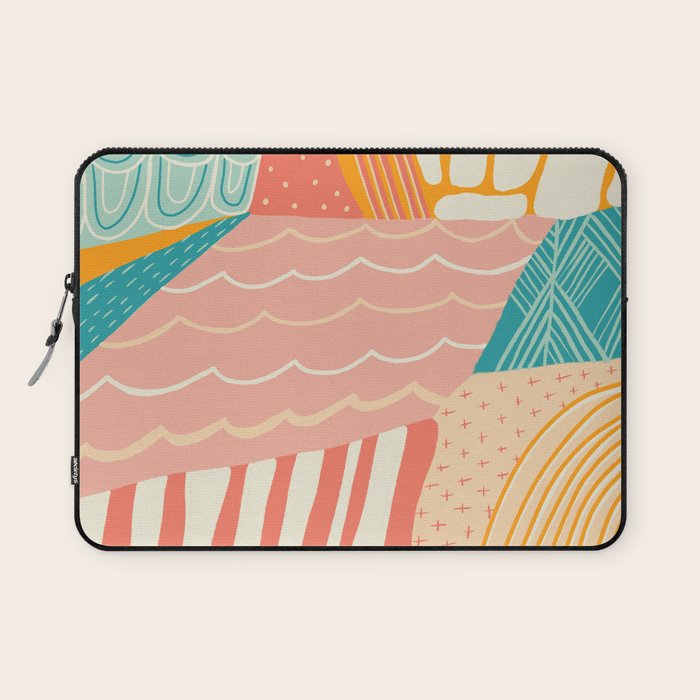 beach quilt Laptop Sleeve Gallery Image 1
