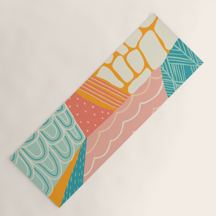 beach quilt Yoga Mat Gallery Image 1