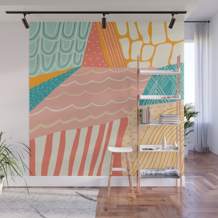 beach quilt Wall Mural Gallery Image 1