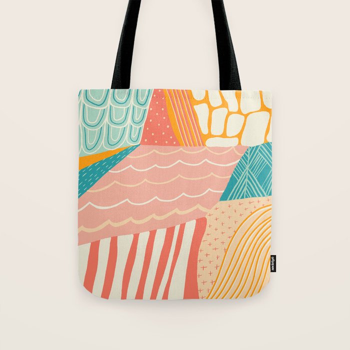 beach quilt Tote Bag Gallery Image 1