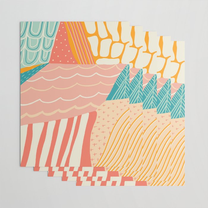 beach quilt Wrapping Paper Gallery Image 3