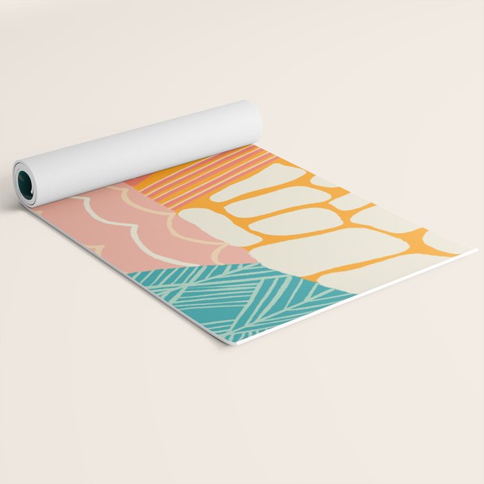 beach quilt Yoga Mat Gallery Image 2