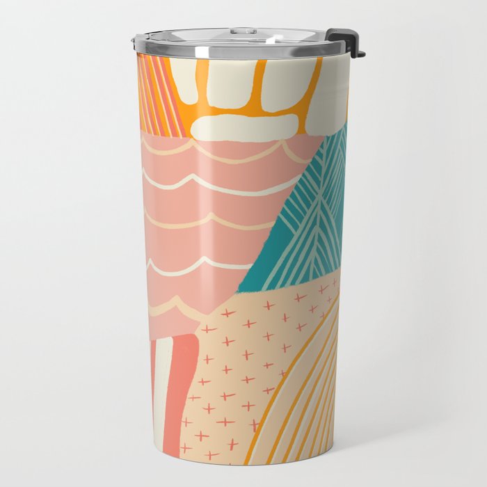beach quilt Travel Mug Gallery Image 2