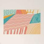 beach quilt Welcome Mat Gallery Image 1