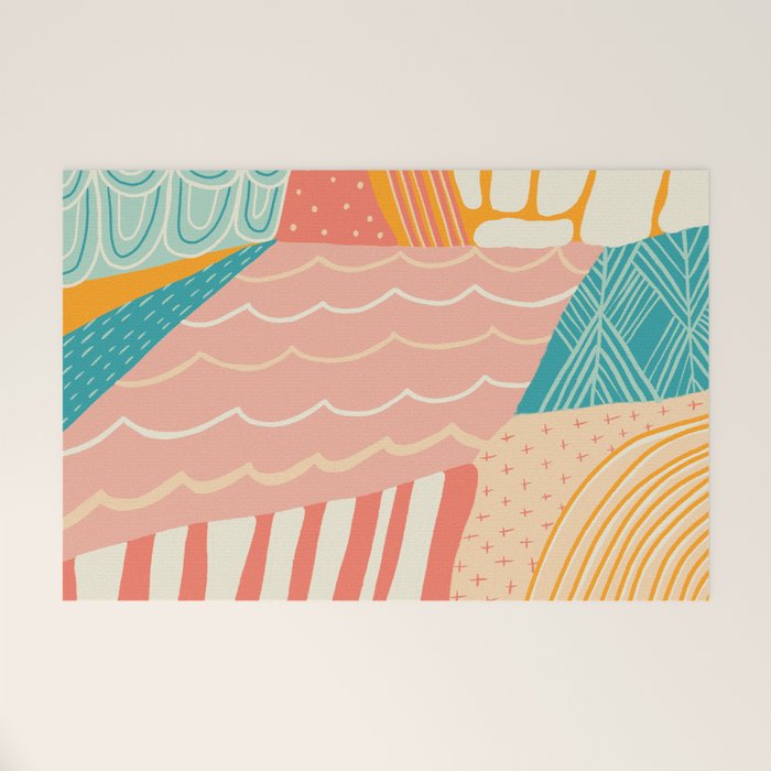 beach quilt Welcome Mat Gallery Image 1