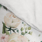 Sunny Floral Pastel Pink Watercolor Flower Pattern Comforter Gallery Image 4