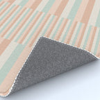 Mixed Stripes Pattern VI Soft Pastel Rug Gallery Image 4