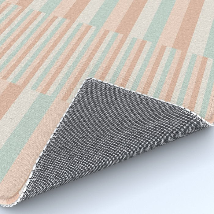 Mixed Stripes Pattern VI Soft Pastel Rug Gallery Image 4