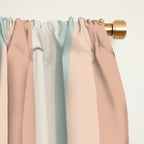Mixed Stripes Pattern VI Soft Pastel Window Curtain Gallery Image 2