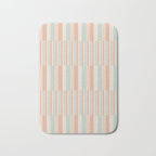 Mixed Stripes Pattern VI Soft Pastel Bath Mat Gallery Image 1