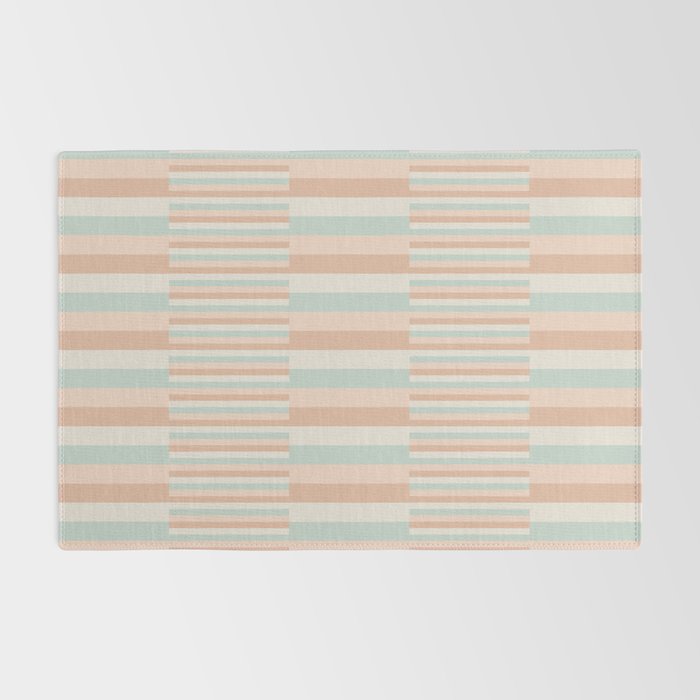 Mixed Stripes Pattern VI Soft Pastel Rug Gallery Image 2