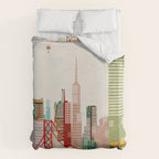 san francisco skyline Duvet Cover Gallery Image 6