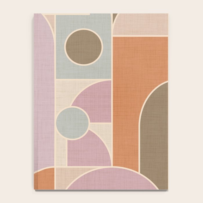 Abstract bauhaus Shapes Notebook Gallery Image 4