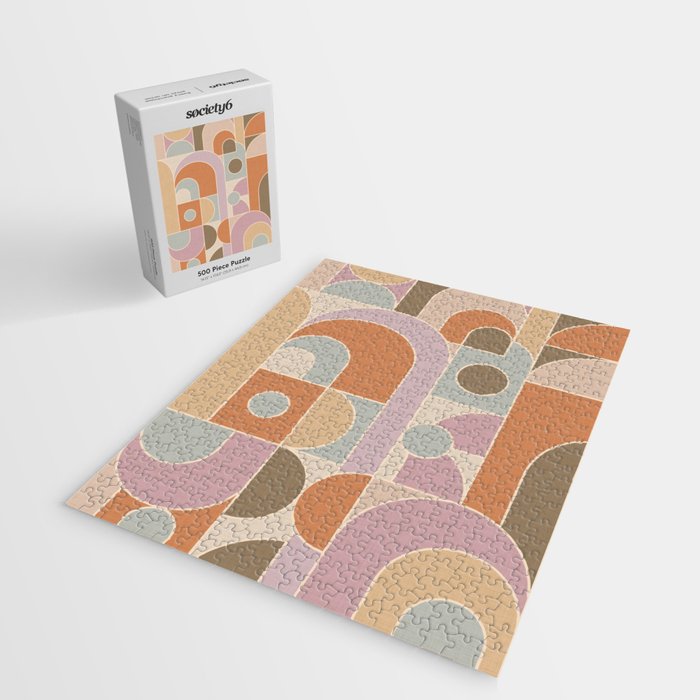 Abstract bauhaus Shapes Jigsaw Puzzle Gallery Image 2