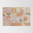 Abstract bauhaus Shapes Rug Gallery Image 2