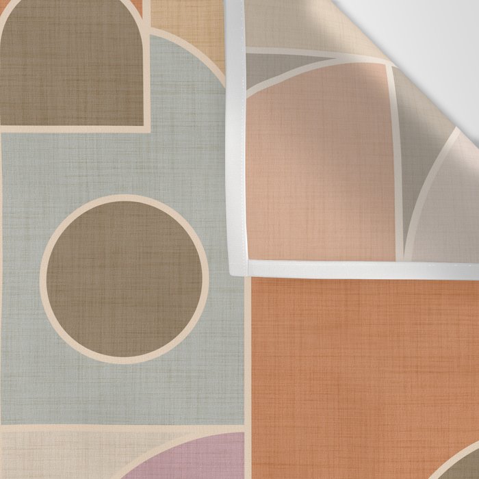 Abstract bauhaus Shapes Wall Tapestry Gallery Image 3