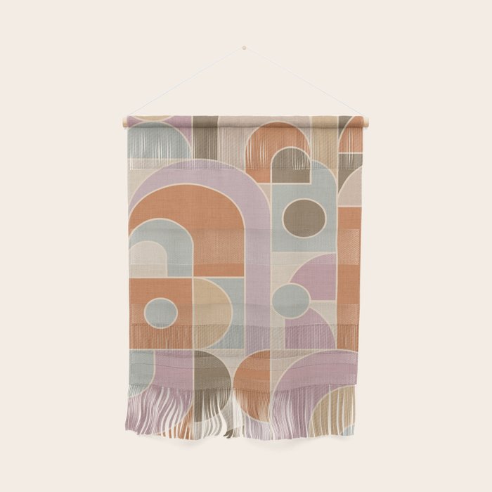 Abstract bauhaus Shapes Wall Hanging Gallery Image 2