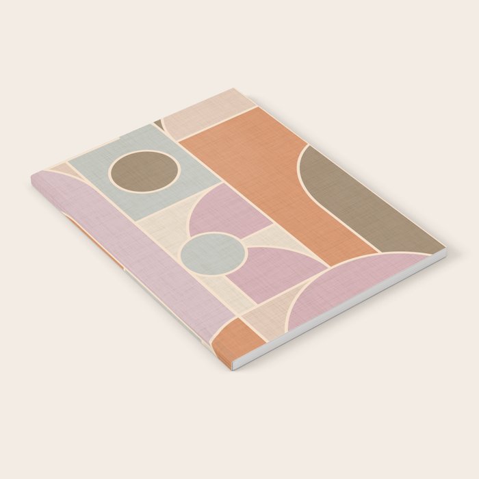 Abstract bauhaus Shapes Notebook Gallery Image 1