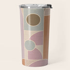 Abstract bauhaus Shapes Travel Mug Gallery Image 2