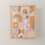 Abstract bauhaus Shapes Mini Art Print Gallery Image 1