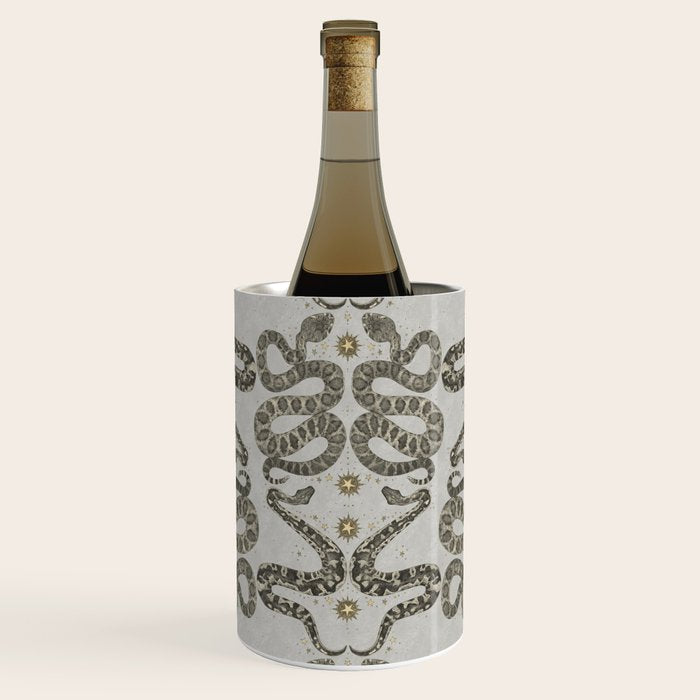 celestial snakes silver Wine Chiller Gallery Image 1