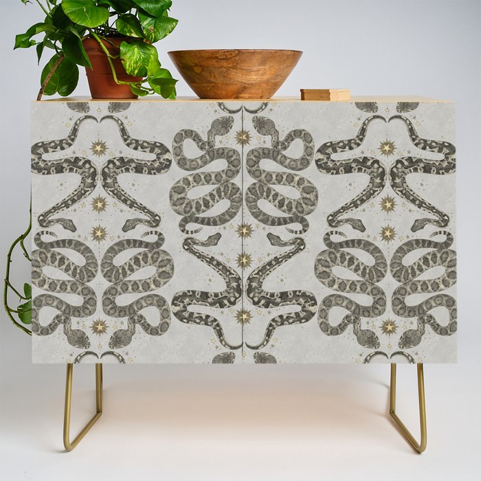 celestial snakes silver Credenza Gallery Image 1