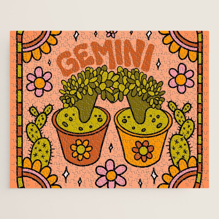 Gemini Cactus Jigsaw Puzzle Gallery Image 1