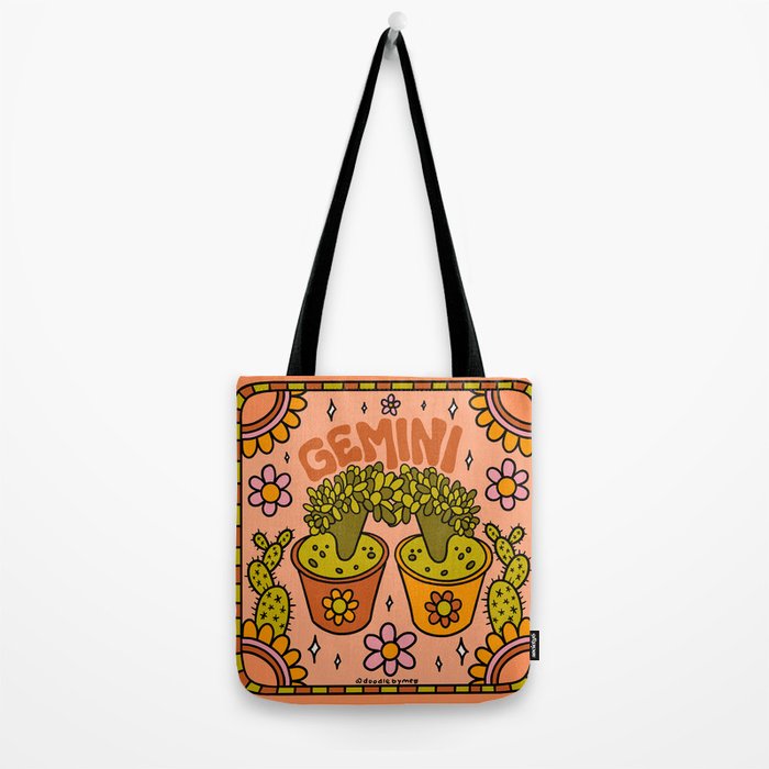 Gemini Cactus Tote Bag Gallery Image 2