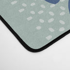 Klimt flowers light blue Desk Mat Gallery Image 4