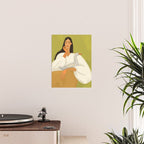 a girl with a basket and a goose Poster Gallery Image 2