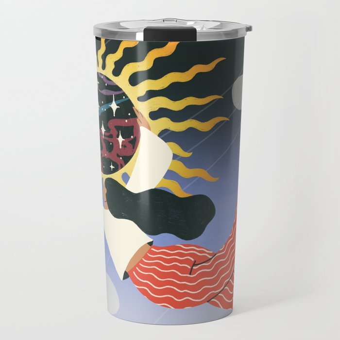 Swept Away by the Magic of the Eclipse Travel Mug Gallery Image 1