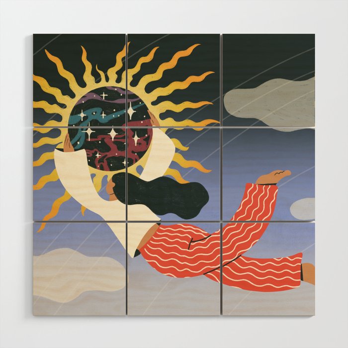 Swept Away by the Magic of the Eclipse Wood Wall Art Gallery Image 1