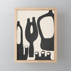 Abstract Art Minimal Vases Mini Art Print Gallery Image 1