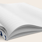 Floral Blooms and Leaves, Navy Blue, Pink and White Notebook Gallery Image 2