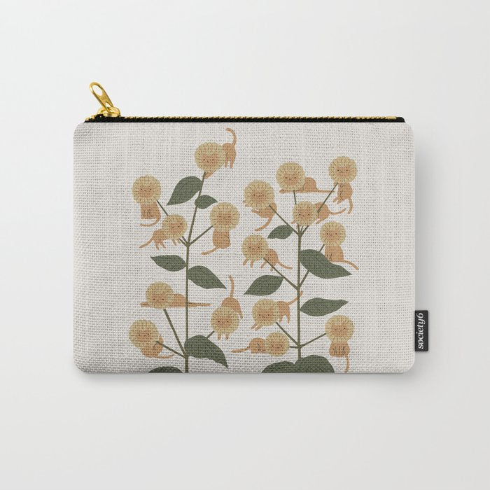 Cat and Plant 7B Carry All Pouch Gallery Image 1