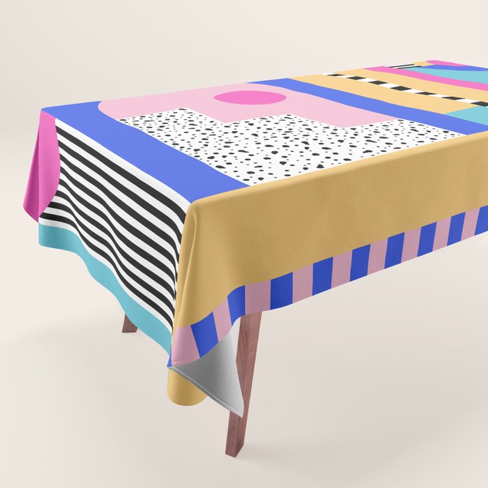 Memphis pattern 96 - 80s / 90s Retro Tablecloth Gallery Image 1