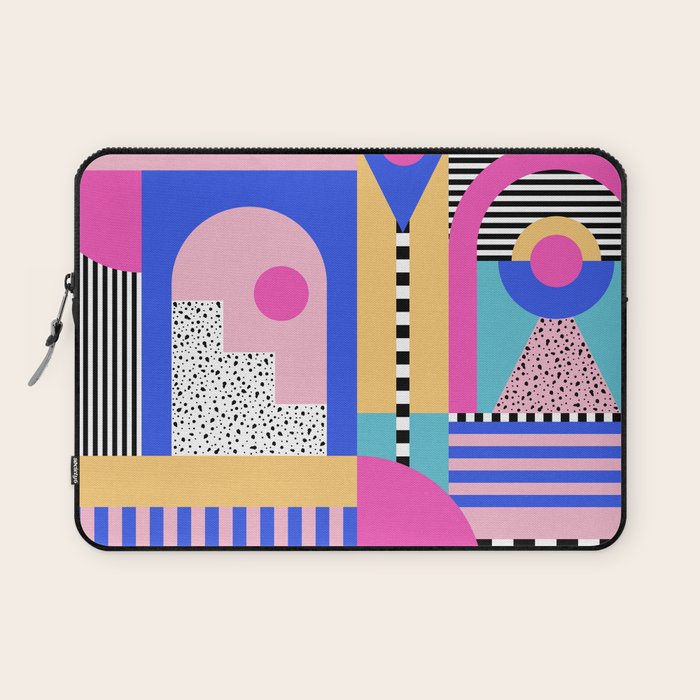 Memphis pattern 96 - 80s / 90s Retro Laptop Sleeve Gallery Image 1