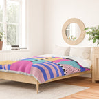 Memphis pattern 96 - 80s / 90s Retro Duvet Cover Gallery Image 2