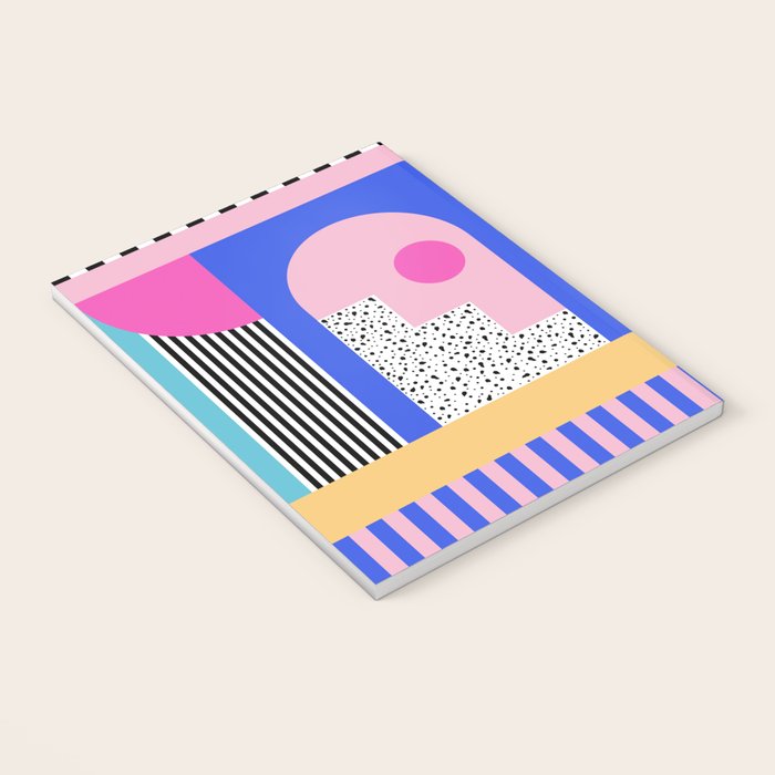 Memphis pattern 96 - 80s / 90s Retro Notebook Gallery Image 3