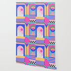 Memphis pattern 96 - 80s / 90s Retro Wallpaper Gallery Image 2