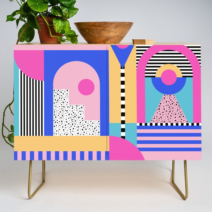 Memphis pattern 96 - 80s / 90s Retro Credenza Gallery Image 1