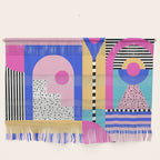 Memphis pattern 96 - 80s / 90s Retro Wall Hanging Gallery Image 1