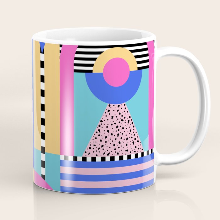 Memphis pattern 96 - 80s / 90s Retro Coffee Mug Gallery Image 1