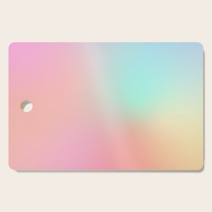 The optimistic  Rainbow Gradient Cutting Board Gallery Image 1