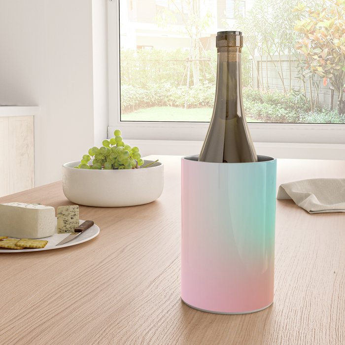 The optimistic  Rainbow Gradient Wine Chiller Gallery Image 4