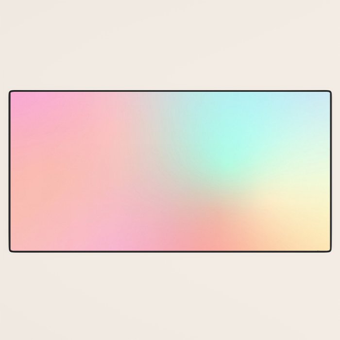 The optimistic  Rainbow Gradient Desk Mat Gallery Image 3