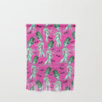 Bride of Frankenstein on Hot Pink Wall Hanging Gallery Image 1